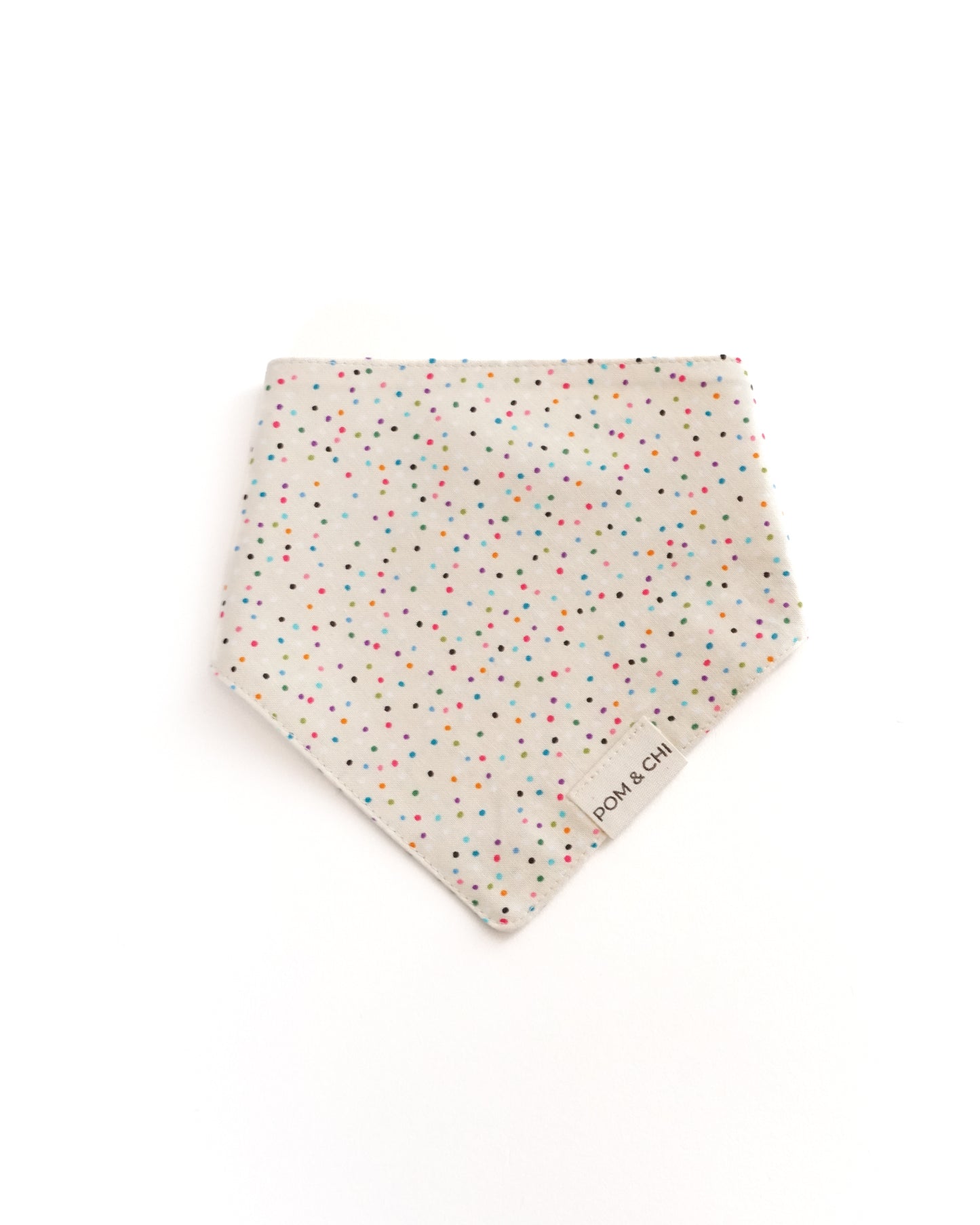 POM & CHI Pet Boutique Dog Bandana in Birthday Sprinkles