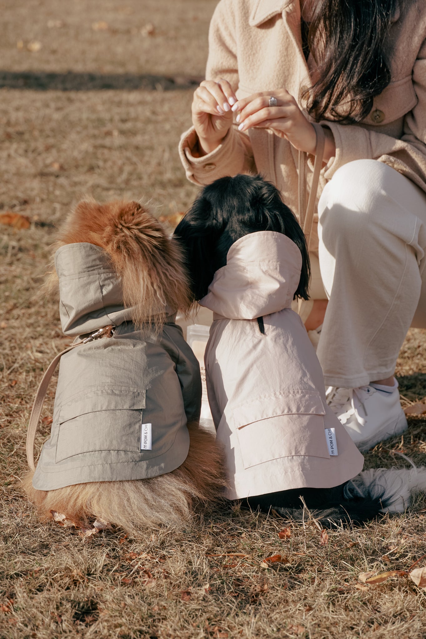 The Rain Jacket in Blush Pink