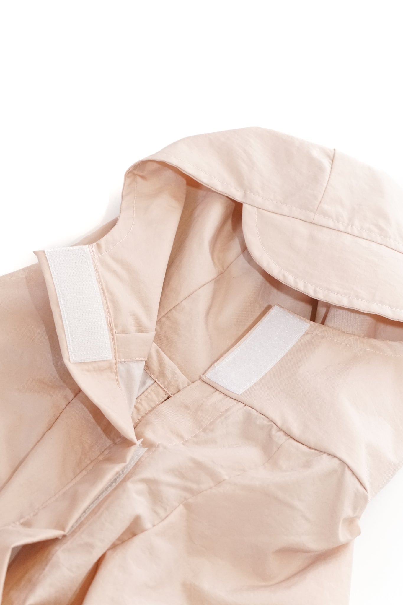 POM & CHI Pet Boutique The Rain Jacket for dogs in Blush Pink