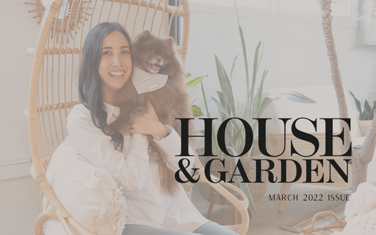 POM & CHI featured in HOUSE & GARDEN Magazine March 2022 issue