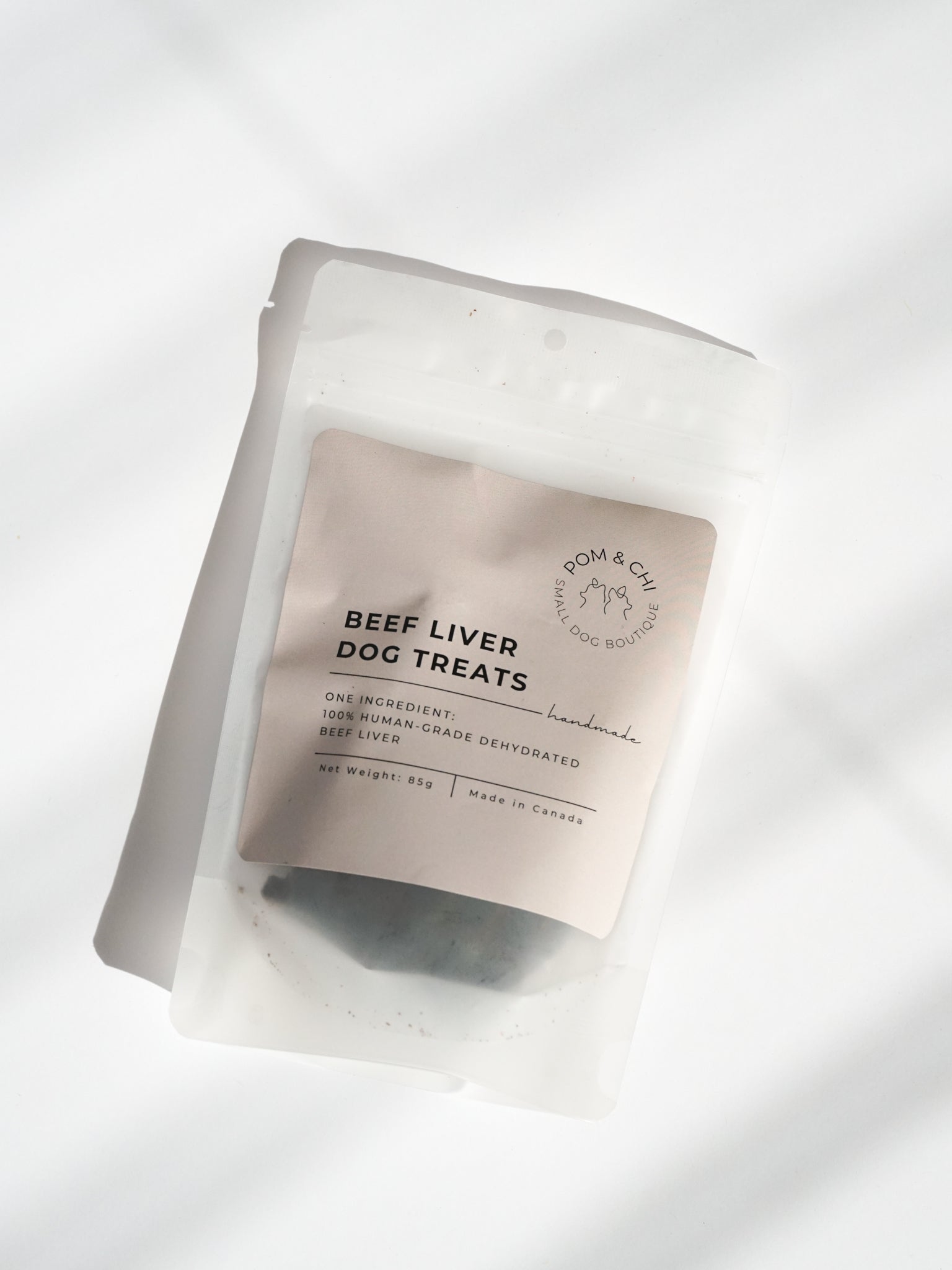POM & CHI 100% Dehydrated Beef Liver Dog Treats