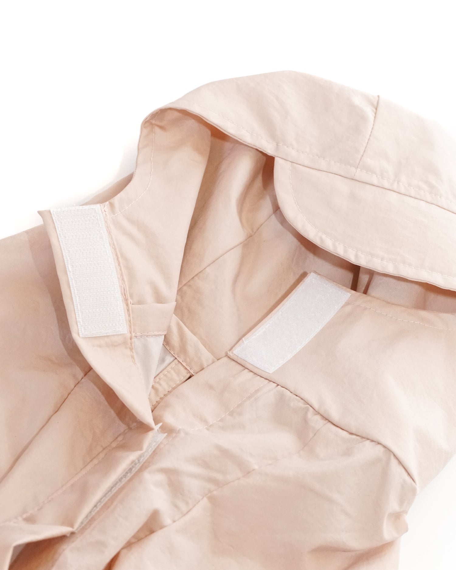 POM & CHI Pet Boutique The Rain Jacket for small dogs in Blush Pink