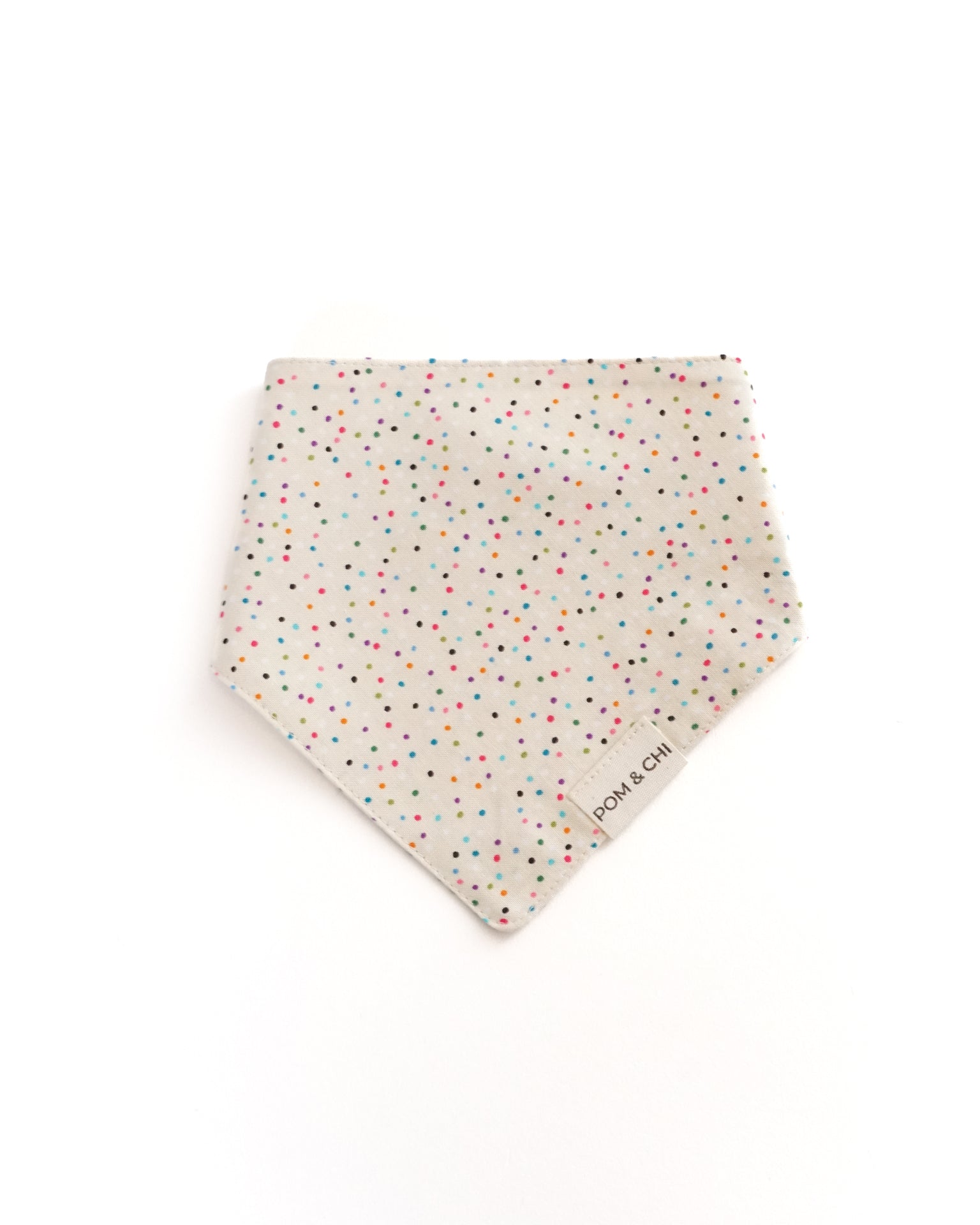 POM & CHI Pet Boutique Dog Bandana in Birthday Sprinkles