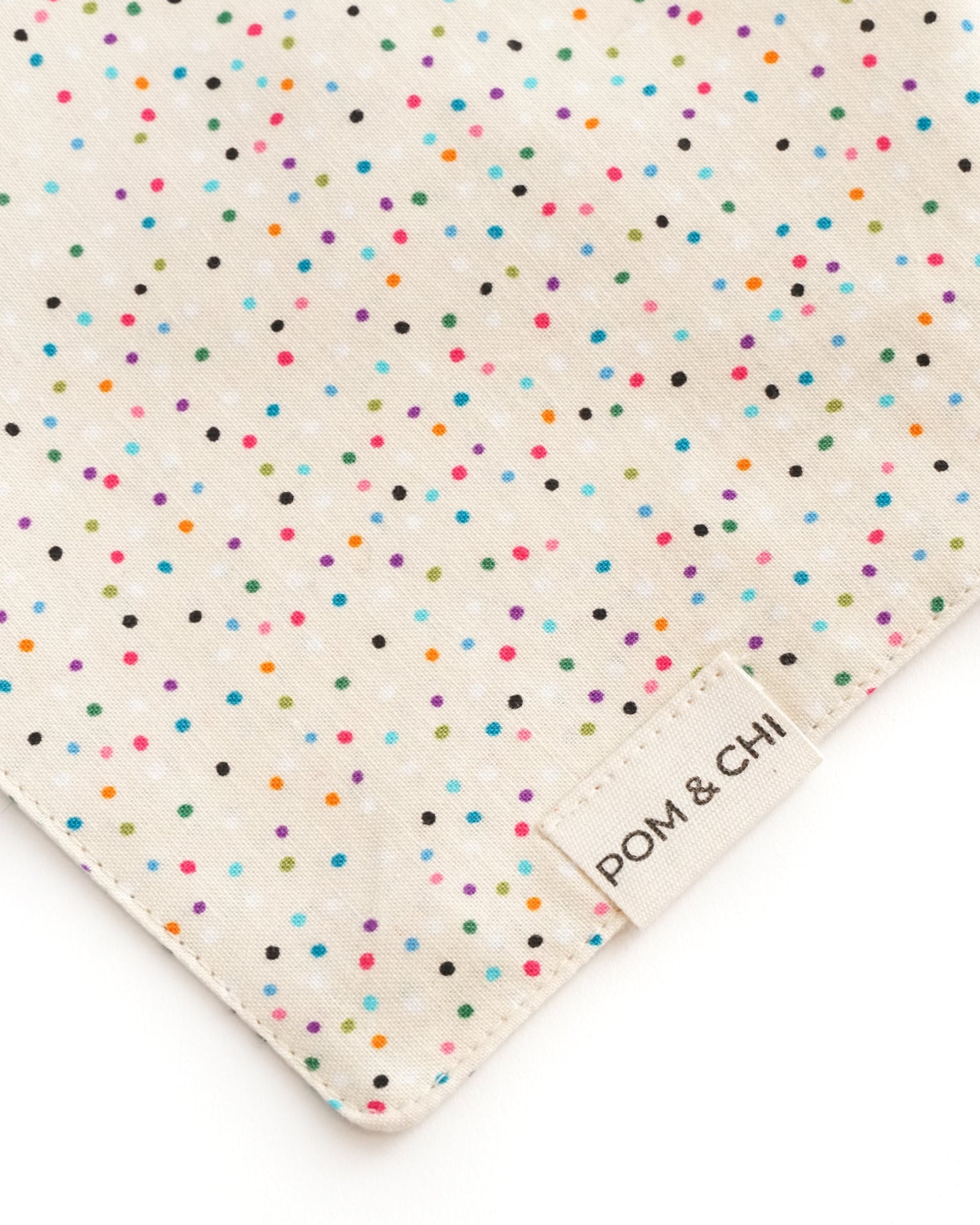 POM & CHI Pet Boutique Dog Bandana in Birthday Sprinkles