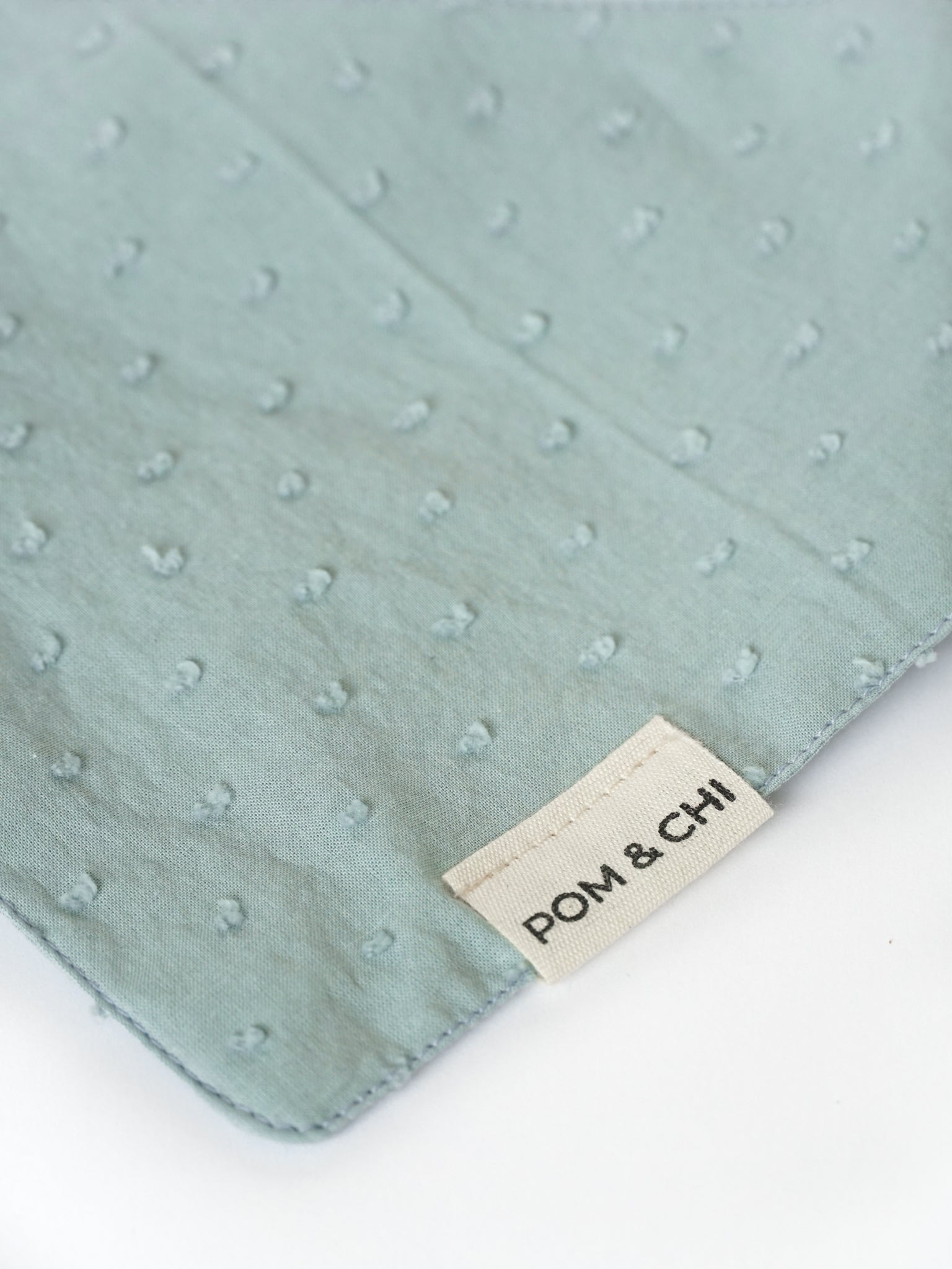 Pom & Chi Small Dog Bandana Bloom in Baby Blue