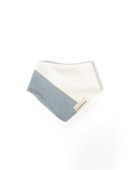 Pom & Chi Sustainable Small Dog Bandana Spring In My Step in Sky Blue