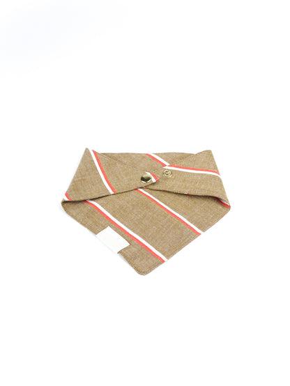 Pom & Chi Small Dog Bandana in Gingerbread Snap