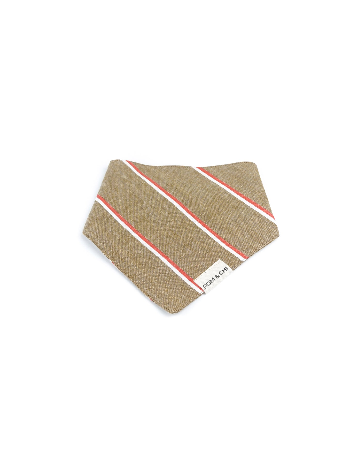 Pom & Chi Small Dog Bandana in Gingerbread Snap