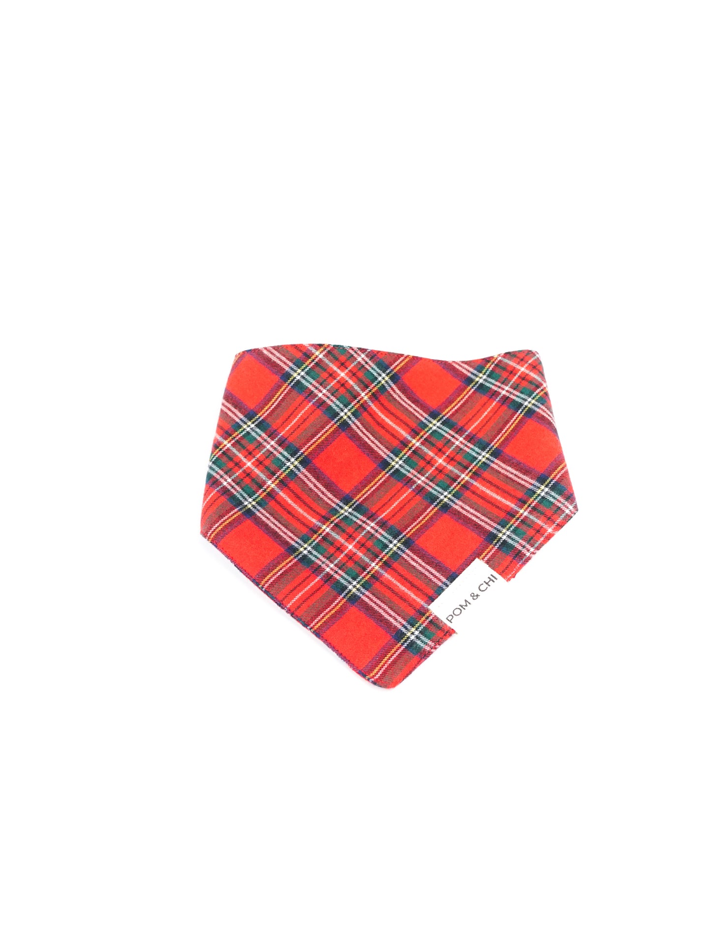 Pom & Chi Small Dog Bandana in Tartan