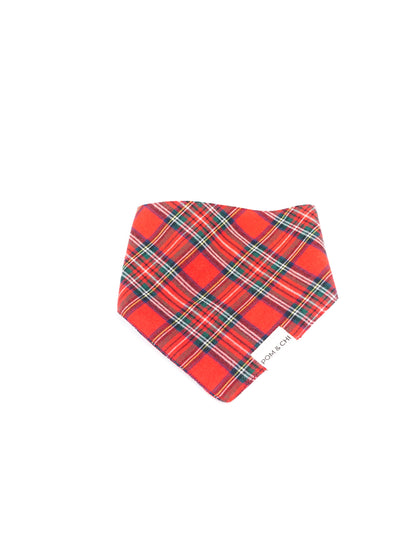 Pom & Chi Small Dog Bandana in Tartan