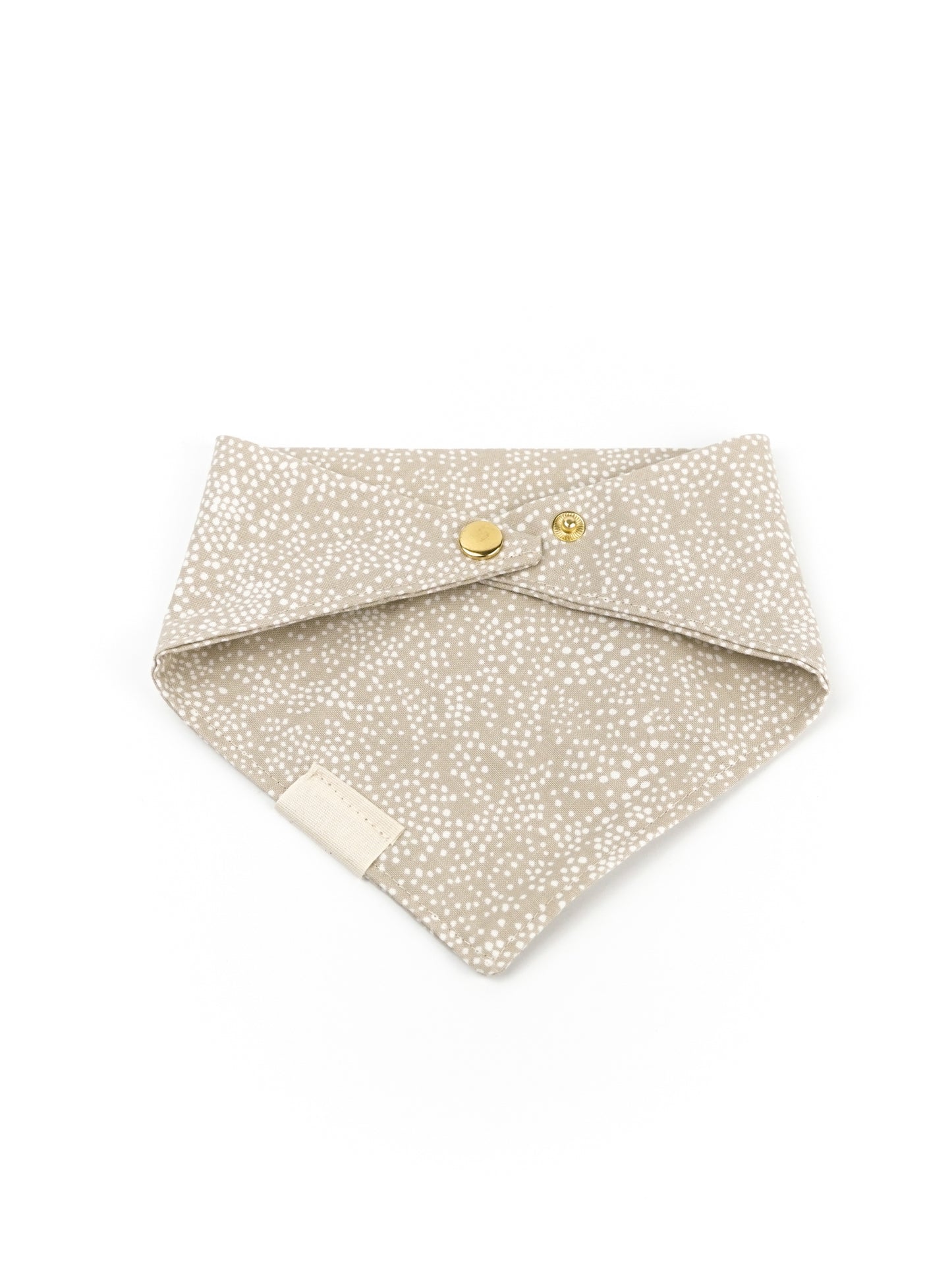Pom & Chi Small Dog Bandana in Champagne Supernova back