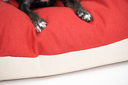 The Everyday Dog Bed in Cranberry